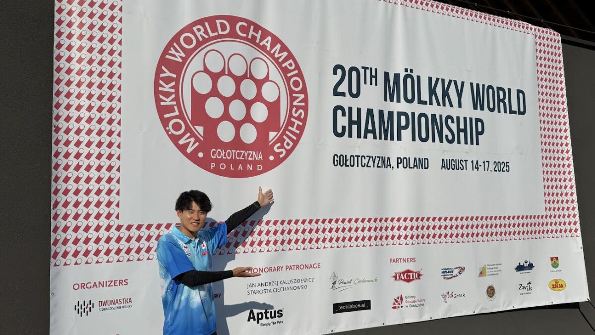 コロナ禍の出会いから日本代表へ 今井智也が語るモルックという挑戦